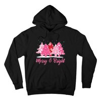 Xmas Christmas Merry And Bright Fir Tree Hoodie Hoodie