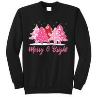 Xmas Christmas Merry And Bright Fir Tree Hoodie Sweatshirt