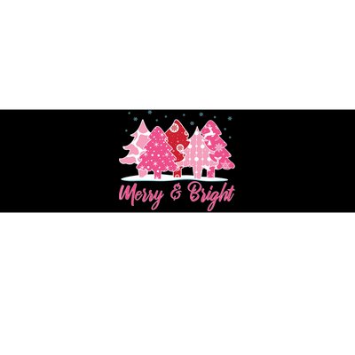 Xmas Christmas Merry And Bright Fir Tree Hoodie Bumper Sticker