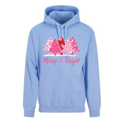 Xmas Christmas Merry And Bright Fir Tree Hoodie Unisex Surf Hoodie