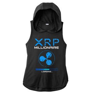 Xrp Crypto Millionaire Hodl Loading Ripple Token Ladies PosiCharge Tri-Blend Wicking Draft Hoodie Tank