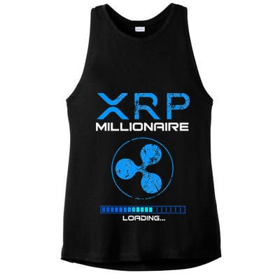 Xrp Crypto Millionaire Hodl Loading Ripple Token Ladies PosiCharge Tri-Blend Wicking Tank