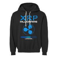 Xrp Crypto Millionaire Hodl Loading Ripple Token Garment-Dyed Fleece Hoodie