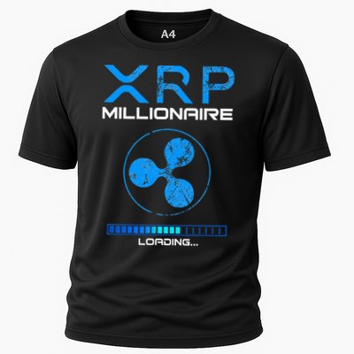 Xrp Crypto Millionaire Hodl Loading Ripple Token Cooling Performance Crew T-Shirt