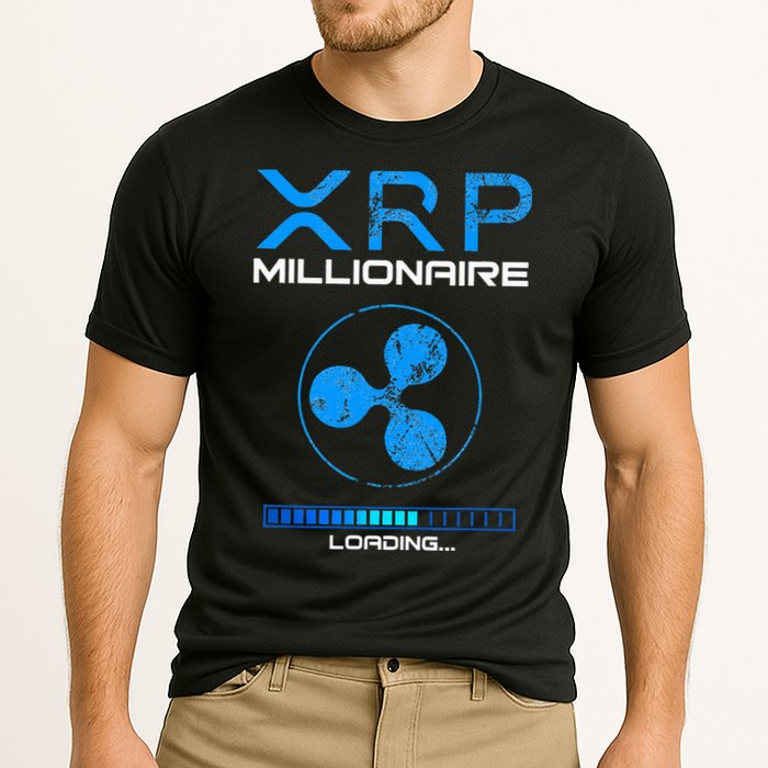 Xrp Crypto Millionaire Hodl Loading Ripple Token Performance Shirt