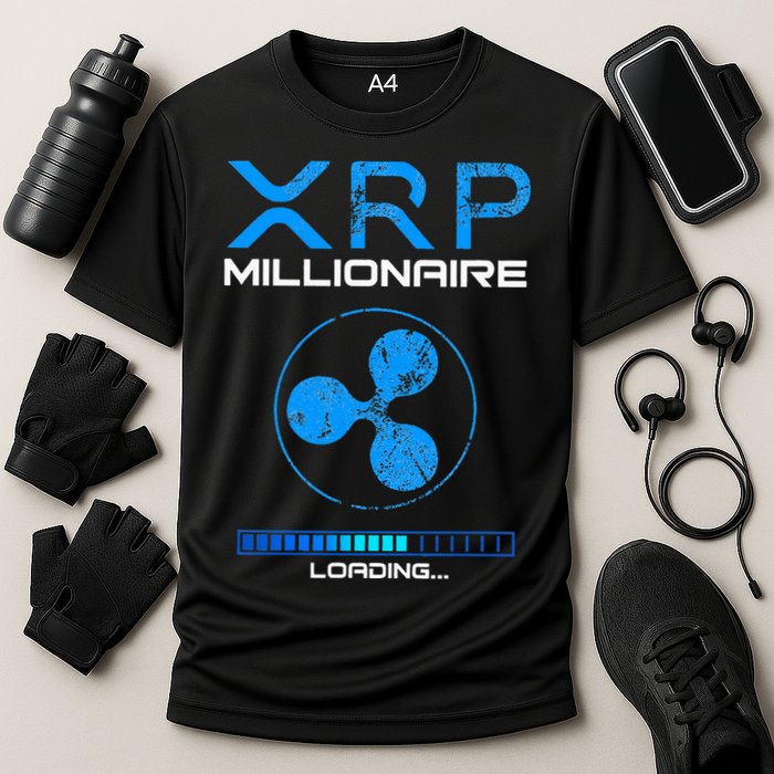 Xrp Crypto Millionaire Hodl Loading Ripple Token Performance Shirt