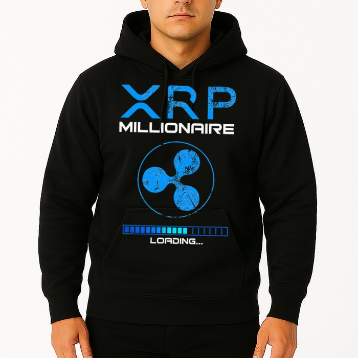 Xrp Crypto Millionaire Hodl Loading Ripple Token Hoodie