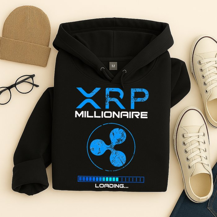 Xrp Crypto Millionaire Hodl Loading Ripple Token Hoodie