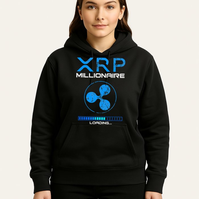 Xrp Crypto Millionaire Hodl Loading Ripple Token Hoodie