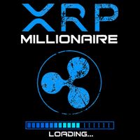 Xrp Crypto Millionaire Hodl Loading Ripple Token 7-Panel Snapback Hat