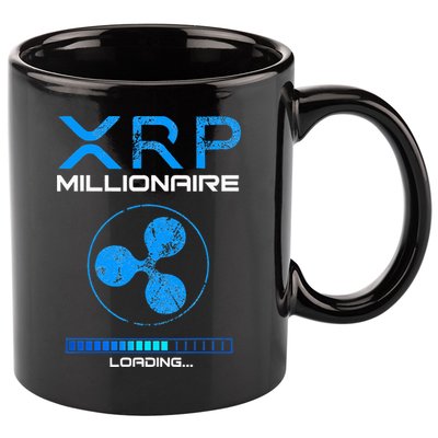 Xrp Crypto Millionaire Hodl Loading Ripple Token 11oz C Handle Ceramic Mug