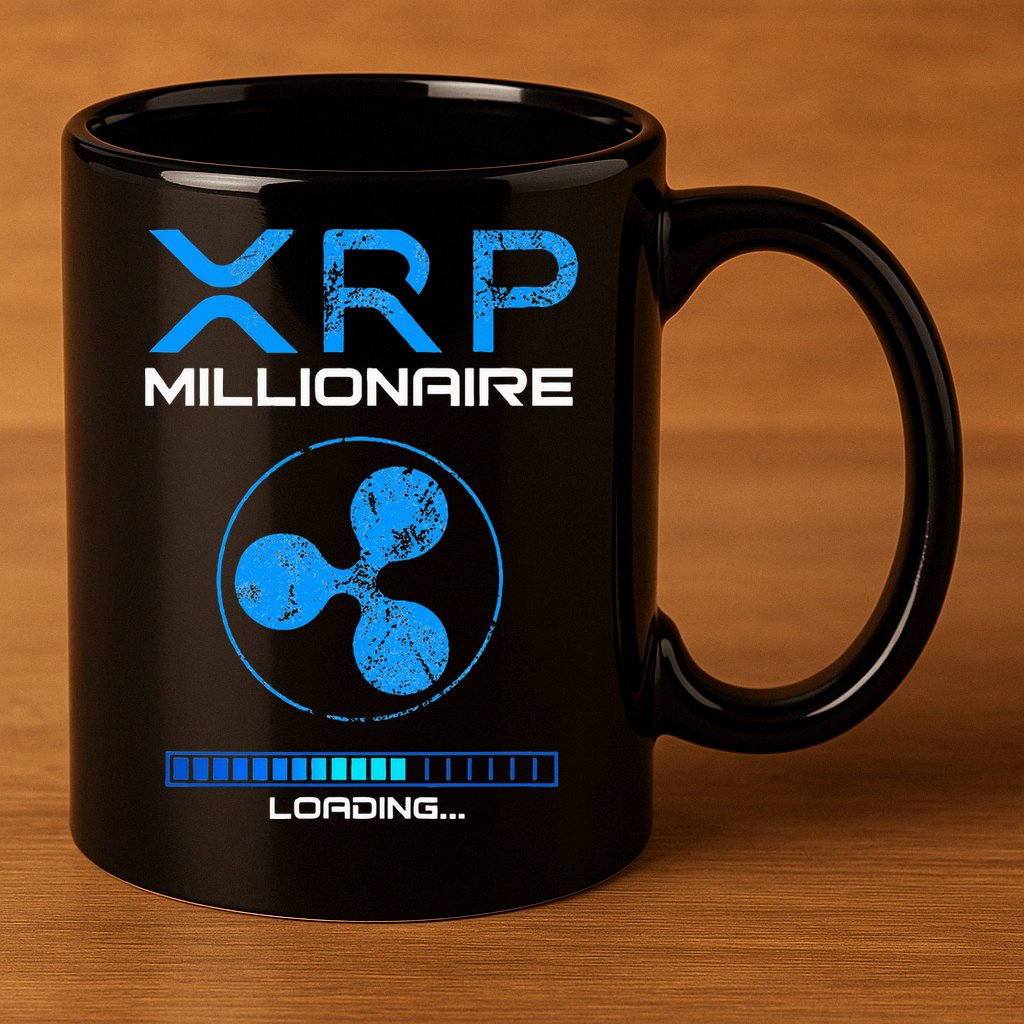 Xrp Crypto Millionaire Hodl Loading Ripple Token 11oz C Handle Ceramic Mug
