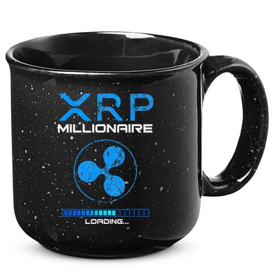 Xrp Crypto Millionaire Hodl Loading Ripple Token 15oz Campfire Ceramic Mug