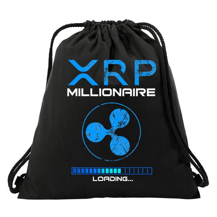 Xrp Crypto Millionaire Hodl Loading Ripple Token Drawstring Bag