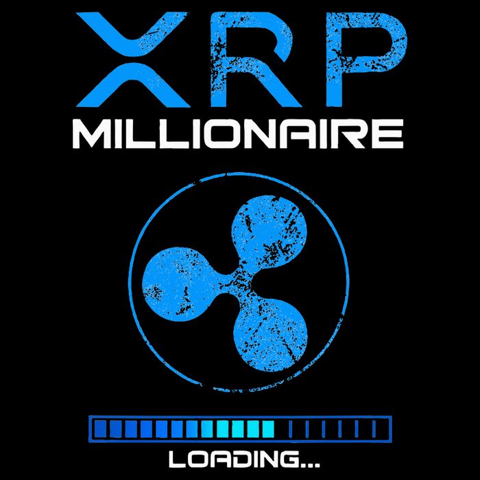 Xrp Crypto Millionaire Hodl Loading Ripple Token Drawstring Bag