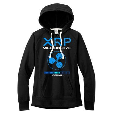 Xrp Crypto Millionaire Hodl Loading Ripple Token Women's Fleece Hoodie