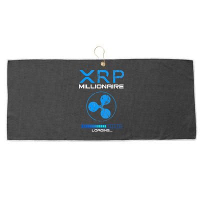Xrp Crypto Millionaire Hodl Loading Ripple Token Large Microfiber Waffle Golf Towel