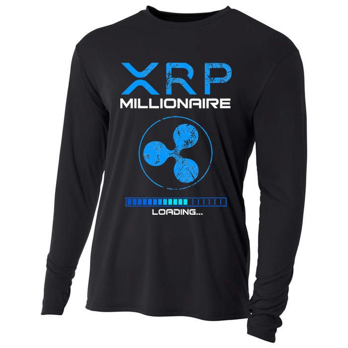 Xrp Crypto Millionaire Hodl Loading Ripple Token Cooling Performance Long Sleeve Crew