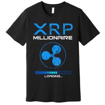 Xrp Crypto Millionaire Hodl Loading Ripple Token Premium T-Shirt