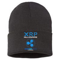 Xrp Crypto Millionaire Hodl Loading Ripple Token Sustainable Knit Beanie