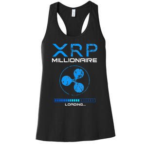 Xrp Crypto Millionaire Hodl Loading Ripple Token Women's Racerback Tank