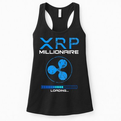 Xrp Crypto Millionaire Hodl Loading Ripple Token Womens Tank Top
