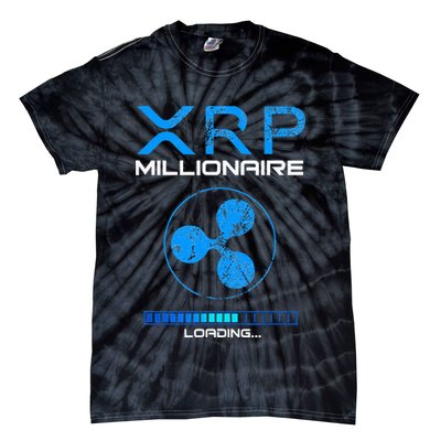 Xrp Crypto Millionaire Hodl Loading Ripple Token Tie-Dye T-Shirt