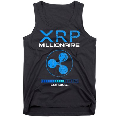 Xrp Crypto Millionaire Hodl Loading Ripple Token Tank Top