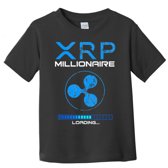 Xrp Crypto Millionaire Hodl Loading Ripple Token Toddler T-Shirt
