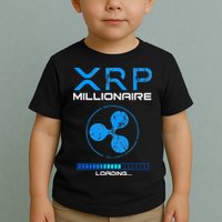 Xrp Crypto Millionaire Hodl Loading Ripple Token Toddler T-Shirt