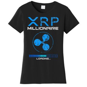 Xrp Crypto Millionaire Hodl Loading Ripple Token Women's T-Shirt