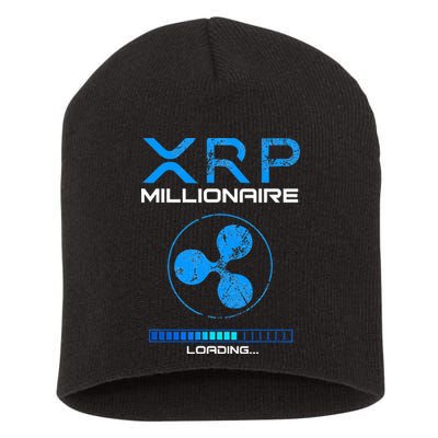 Xrp Crypto Millionaire Hodl Loading Ripple Token Short Acrylic Beanie