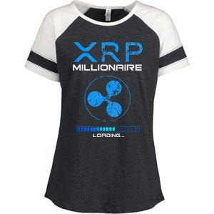 Xrp Crypto Millionaire Hodl Loading Ripple Token Enza Ladies Jersey Colorblock Tee