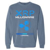 Xrp Crypto Millionaire Hodl Loading Ripple Token Garment-Dyed Sweatshirt