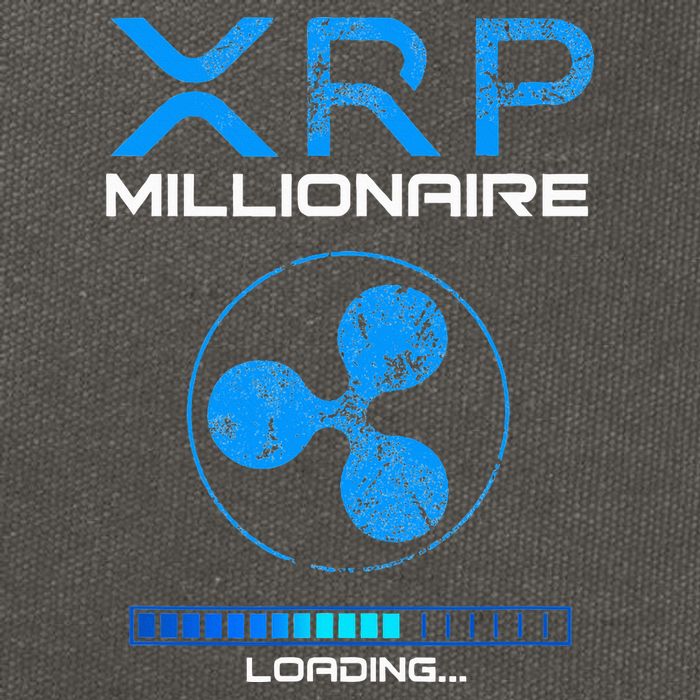 Xrp Crypto Millionaire Hodl Loading Ripple Token Cotton Canvas Backpack