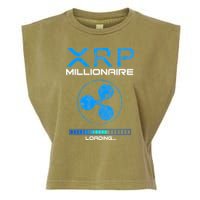 Xrp Crypto Millionaire Hodl Loading Ripple Token Garment-Dyed Women's Muscle Tee