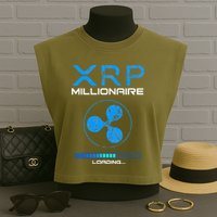 Xrp Crypto Millionaire Hodl Loading Ripple Token Garment-Dyed Women's Muscle Tee