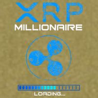 Xrp Crypto Millionaire Hodl Loading Ripple Token Garment-Dyed Women's Muscle Tee
