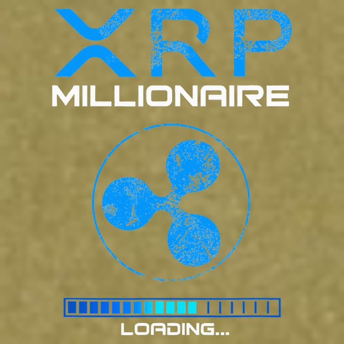 Xrp Crypto Millionaire Hodl Loading Ripple Token Garment-Dyed Women's Muscle Tee