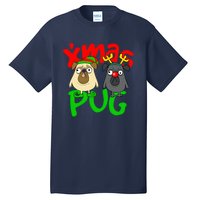 Xmas Christmas Pug Pugs Dog Lover Tall T-Shirt