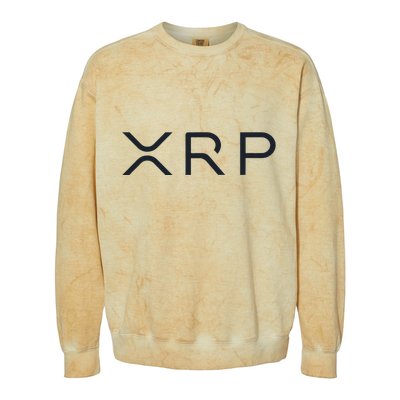 Xrp Coin Ripple Cryptocurrency Wallet Hodler To The Moon Colorblast Crewneck Sweatshirt