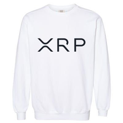 Xrp Coin Ripple Cryptocurrency Wallet Hodler To The Moon Garment-Dyed Sweatshirt