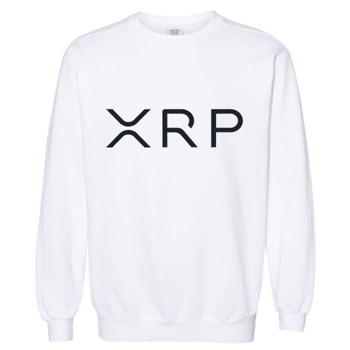 Xrp Coin Ripple Cryptocurrency Wallet Hodler To The Moon Garment-Dyed Sweatshirt
