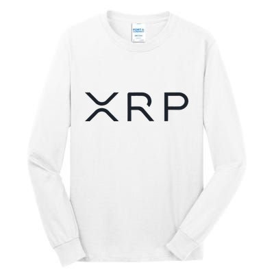 Xrp Coin Ripple Cryptocurrency Wallet Hodler To The Moon Tall Long Sleeve T-Shirt