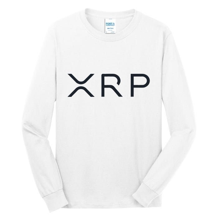 Xrp Coin Ripple Cryptocurrency Wallet Hodler To The Moon Tall Long Sleeve T-Shirt