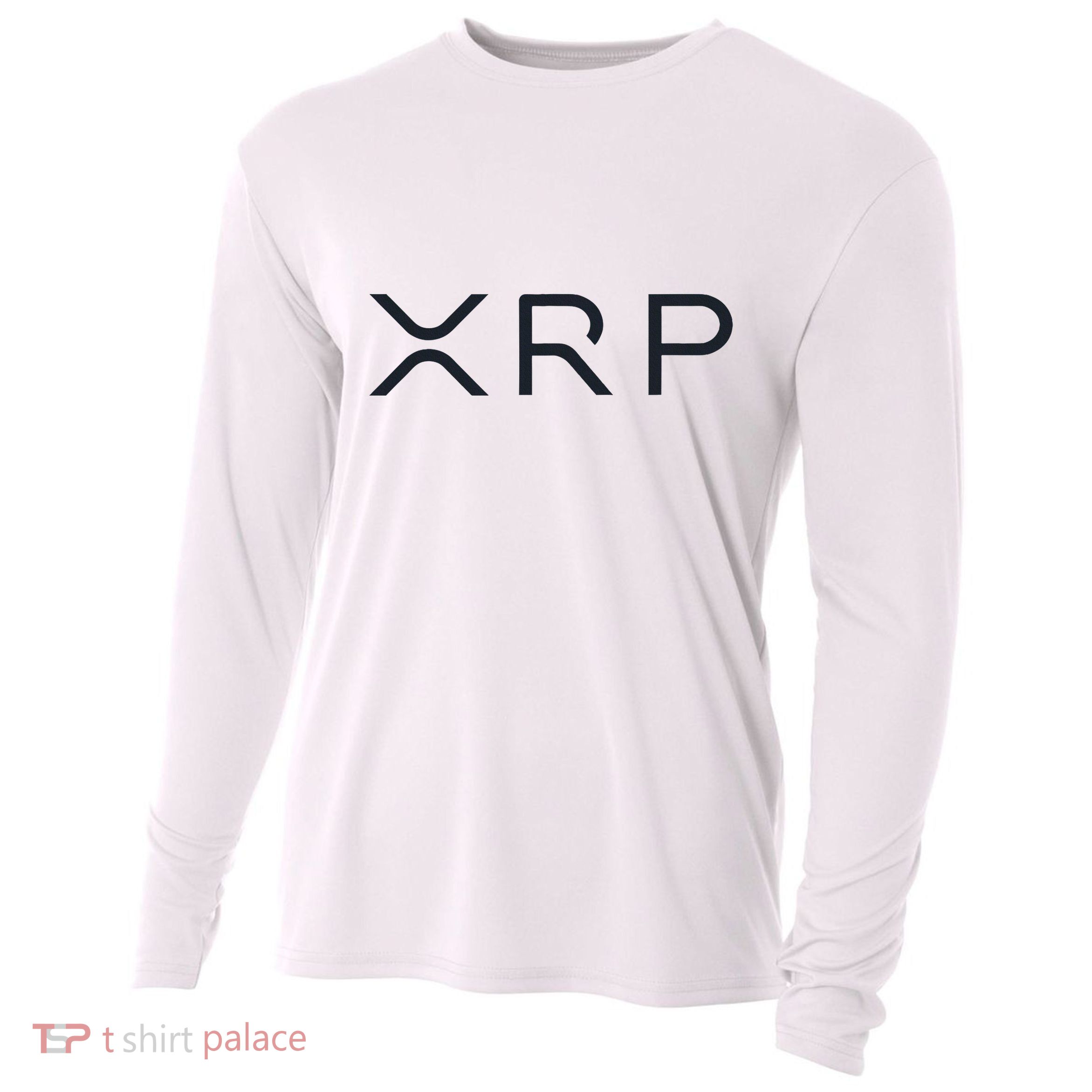 Xrp Coin Ripple Cryptocurrency Wallet Hodler To The Moon Cooling Performance Long Sleeve Crew