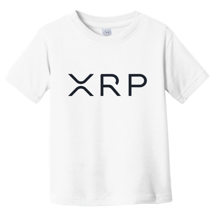 Xrp Coin Ripple Cryptocurrency Wallet Hodler To The Moon Toddler T-Shirt