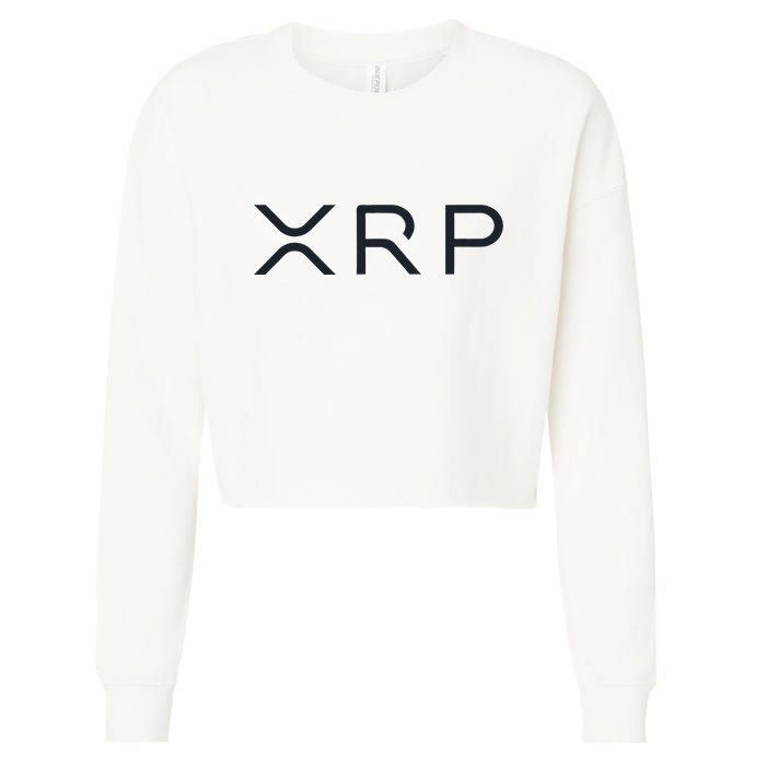 Xrp Coin Ripple Cryptocurrency Wallet Hodler To The Moon Cropped Pullover Crew