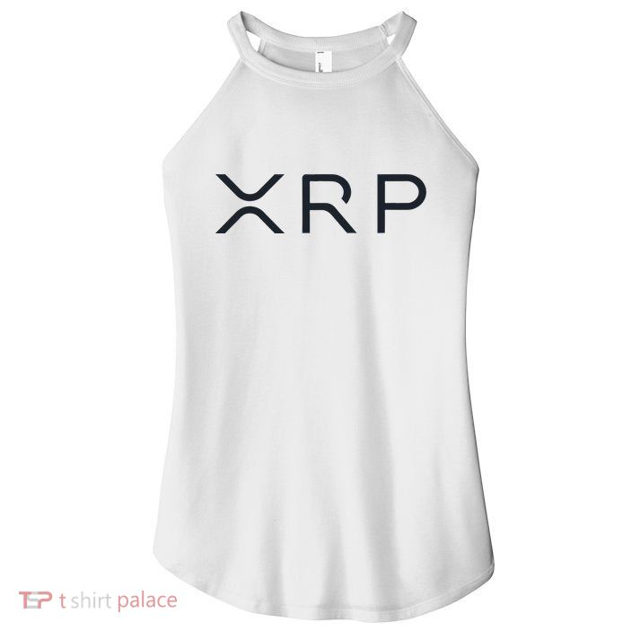 Xrp Coin Ripple Cryptocurrency Wallet Hodler To The Moon Women's Perfect Tri Rocker Tank