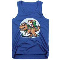 Xmas Corgi Riding Festive Trex Funny Christmas Great Gift Tank Top